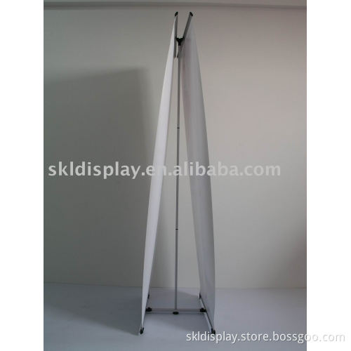 L banner stand, L banner
